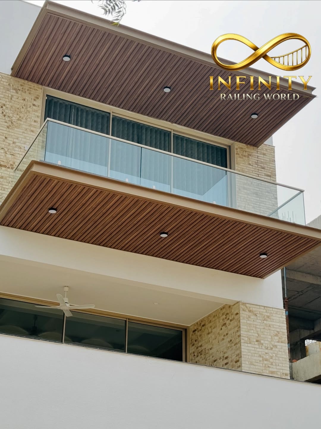 Glass railing installation 15